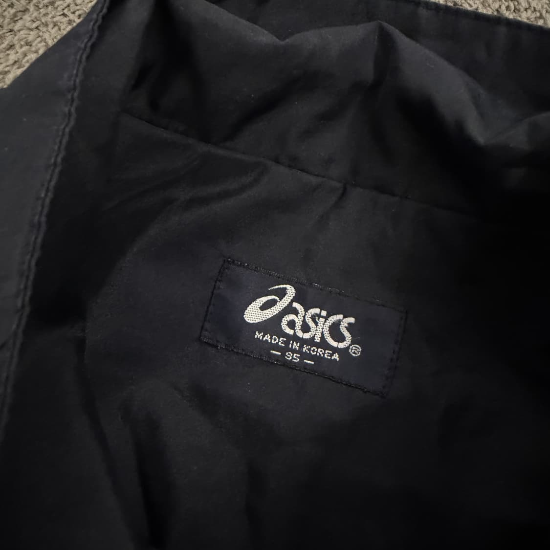 [정품/95] 아식스 00s 올드스쿨 사이드라인 우븐 바람막이 자켓 상품이미지5