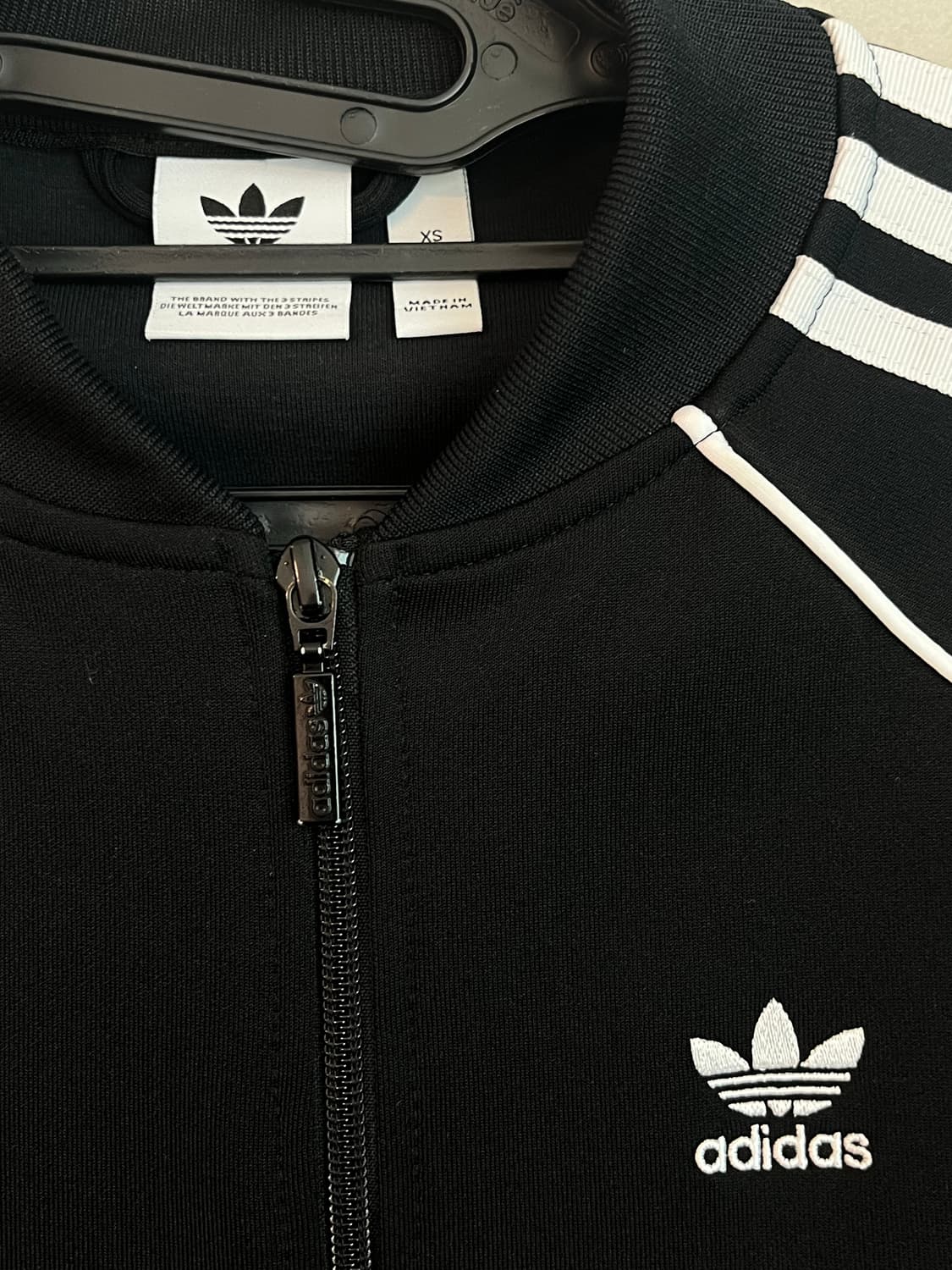 아디다스 파이어버드 슈퍼스타 져지 블랙 [XS]  상품이미지4