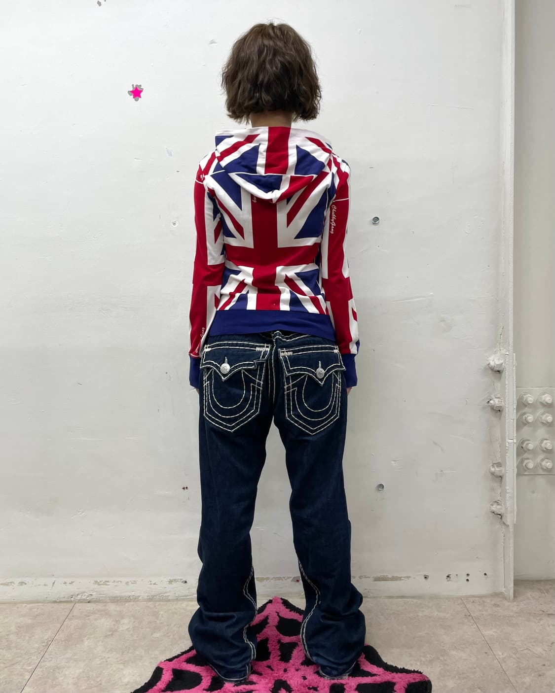 Big American Flag Hooded Zip-Up 상품이미지5