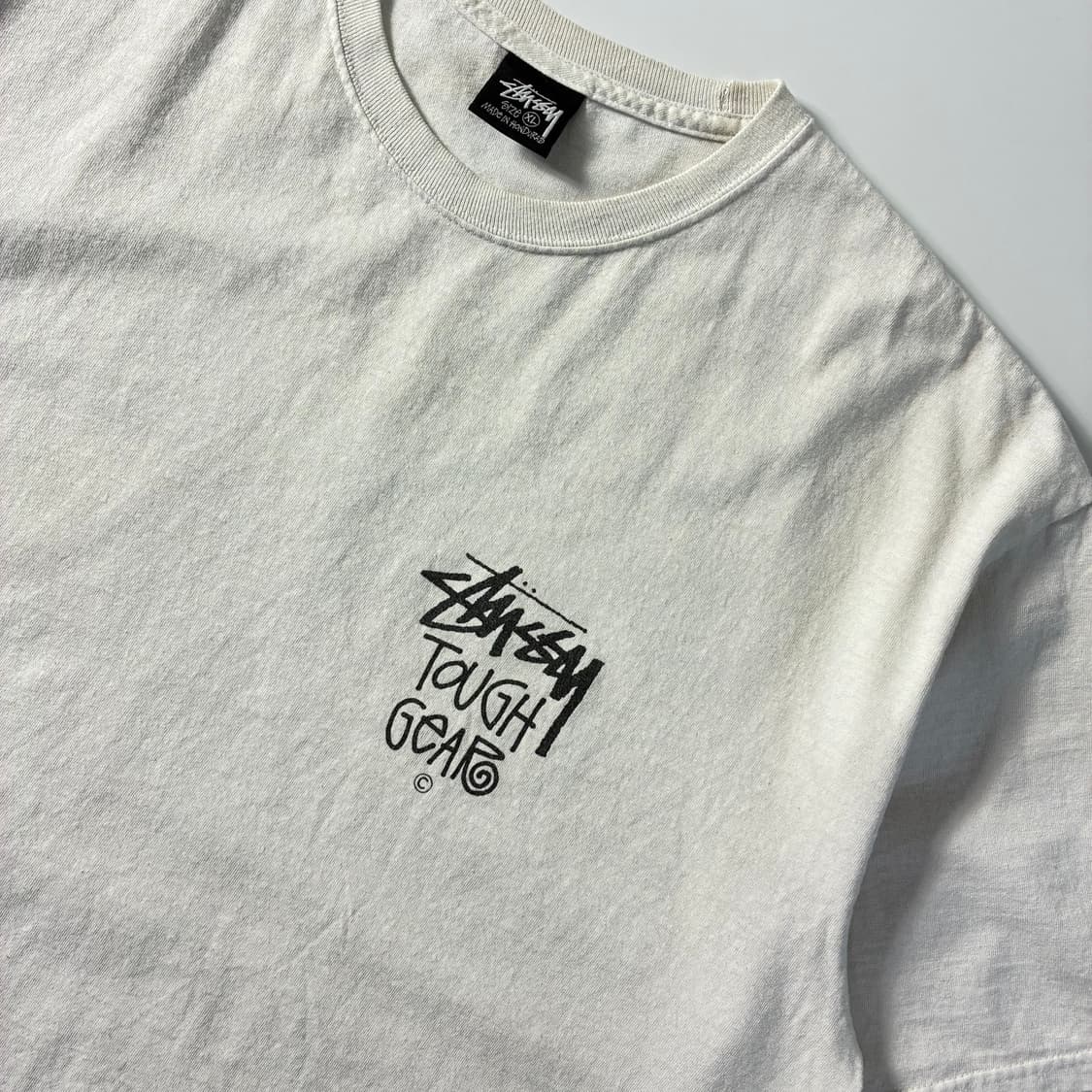 Stussy  스투시 터프 기어 화이트 반팔티셔츠  상품이미지5