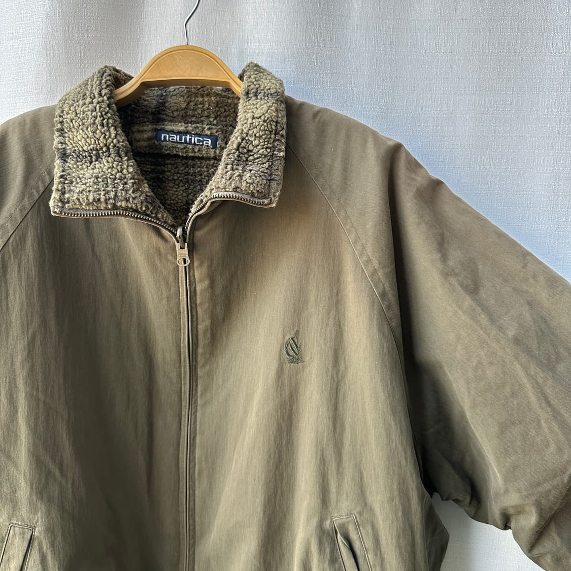 노티카 코튼 플리스 리버시블 자켓 카키 M 상품이미지8