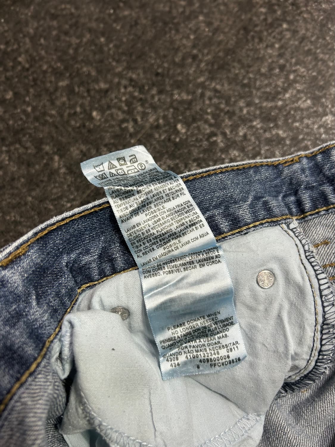 리바이스 550 와이드 데님팬츠 청바지 남성 36인치 상품이미지8