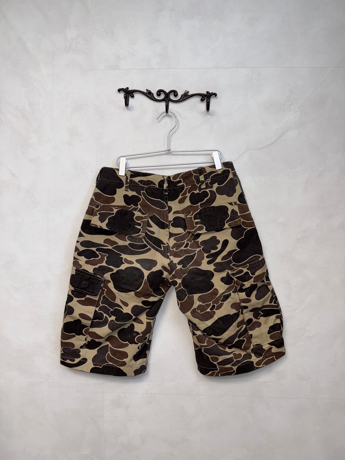 Stussy beige camouflage half cargo pants 상품이미지4