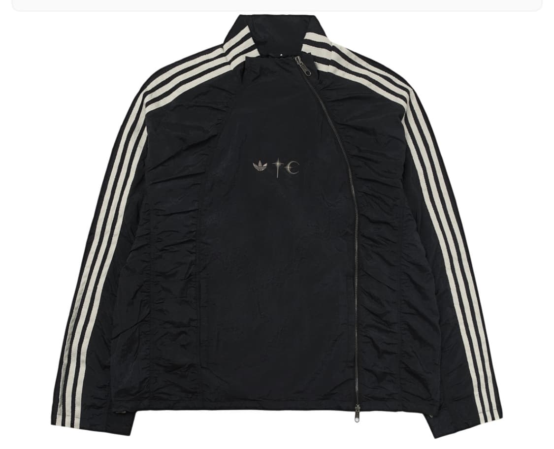 [새상품] 아디다스 x 떠그 클럽 우븐 트랙탑 블랙 실버 메탈릭 - US 상품이미지2