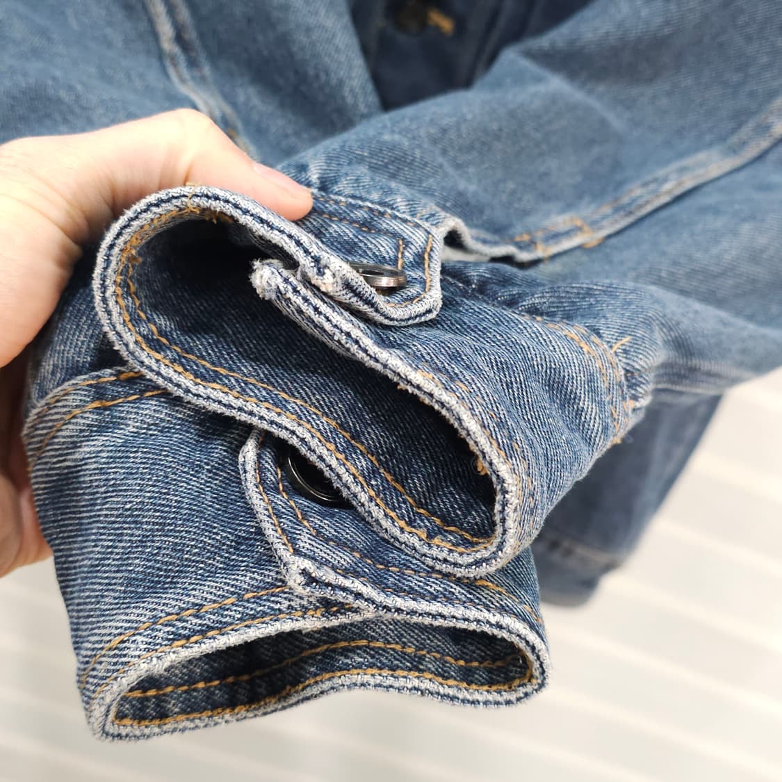 자라 데님 트러커 자켓- XL 상품이미지4