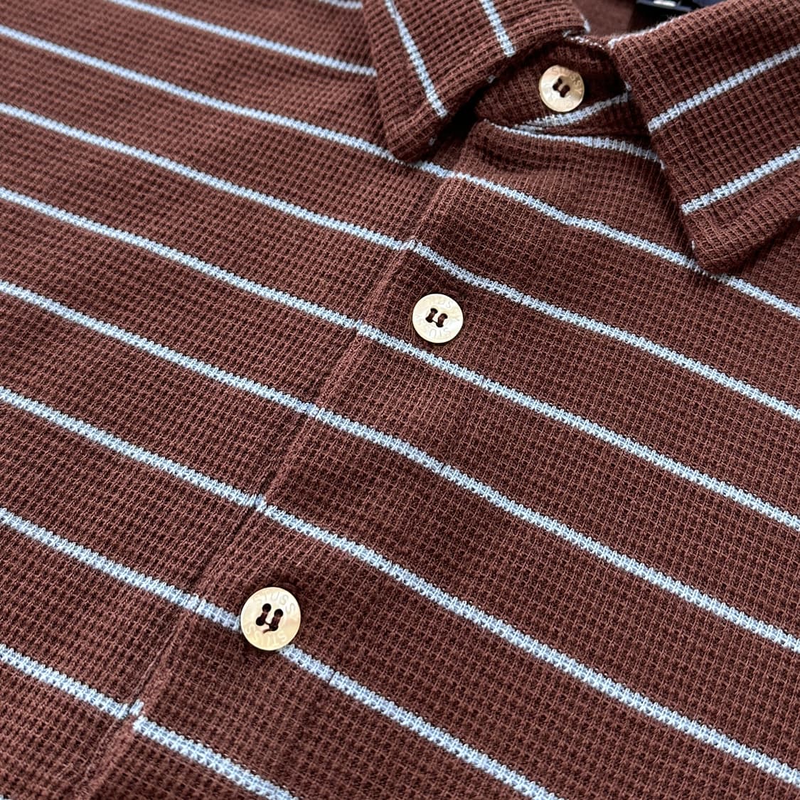 90s USA 올드 스투시 폴로 셔츠 데드스탁 L 상품이미지7