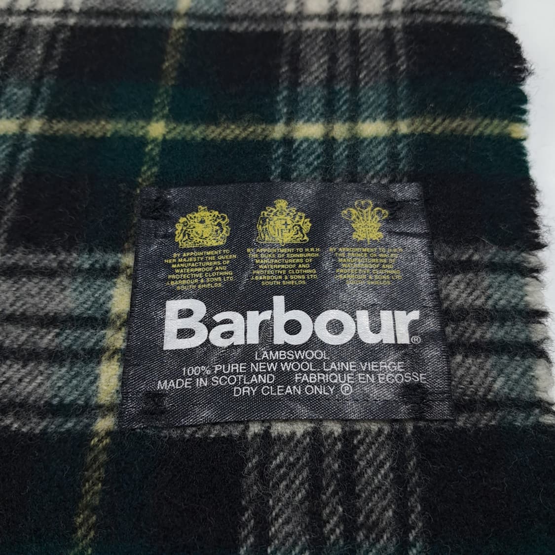 MX559 바버 90s 스코틀랜드판 램스울 하우스타탄 머플러 목도리 상품이미지4