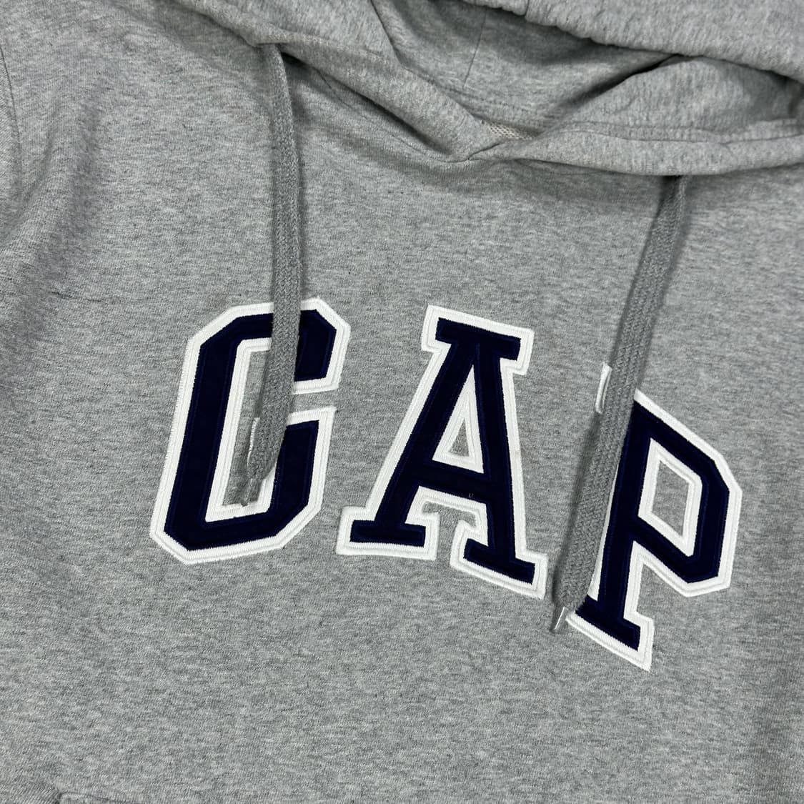갭 gap 빅로고 그레이 후드티 (L) 상품이미지3