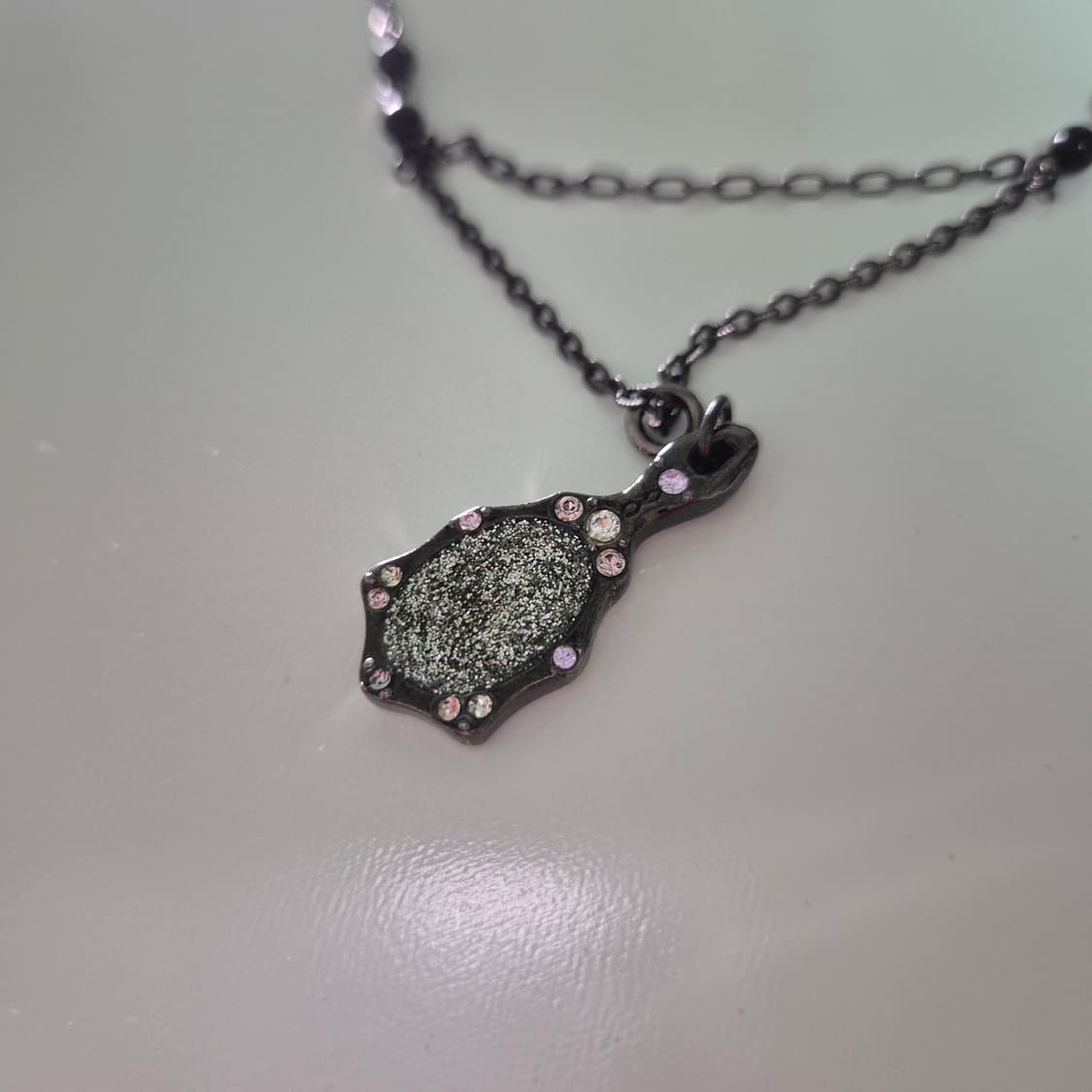 안나수이 장미 거울 목걸이 (박스X) 상품이미지5