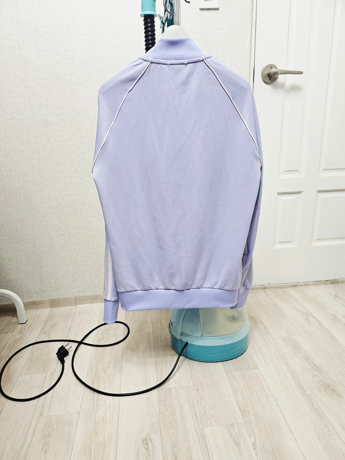 (95)M☆초대장급☆아디다스 슈퍼스타 바이올렛 라벤더[연보라] 트랙탑져지 상품이미지6