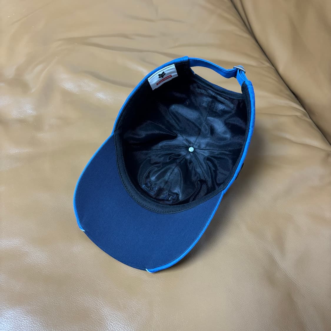 Supreme 슈프림 폭스 6패널 볼캡 모자 Fox Washed Navy 상품이미지6