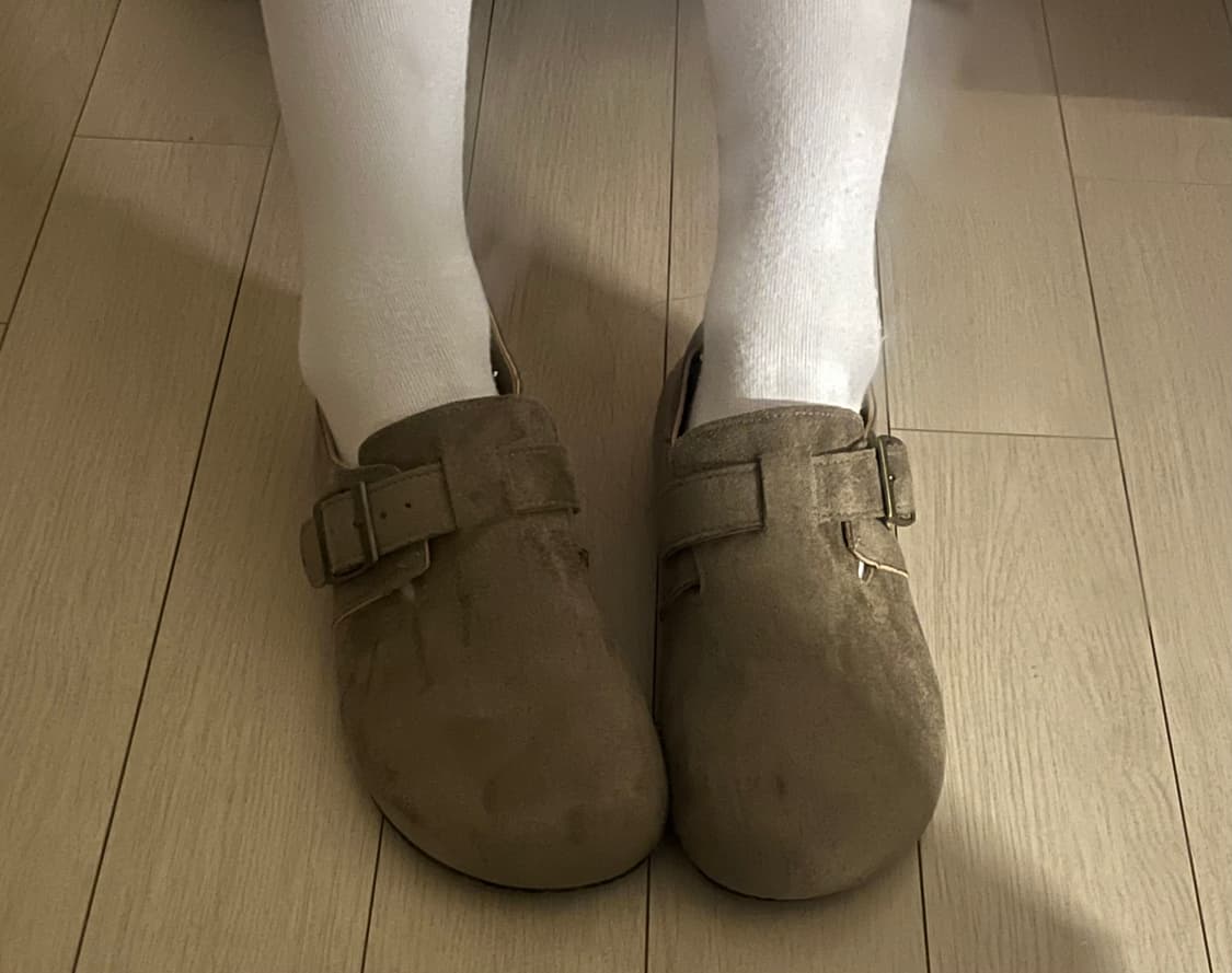 스웨이드 보스턴 버켄 버클 슬리퍼 상품이미지3