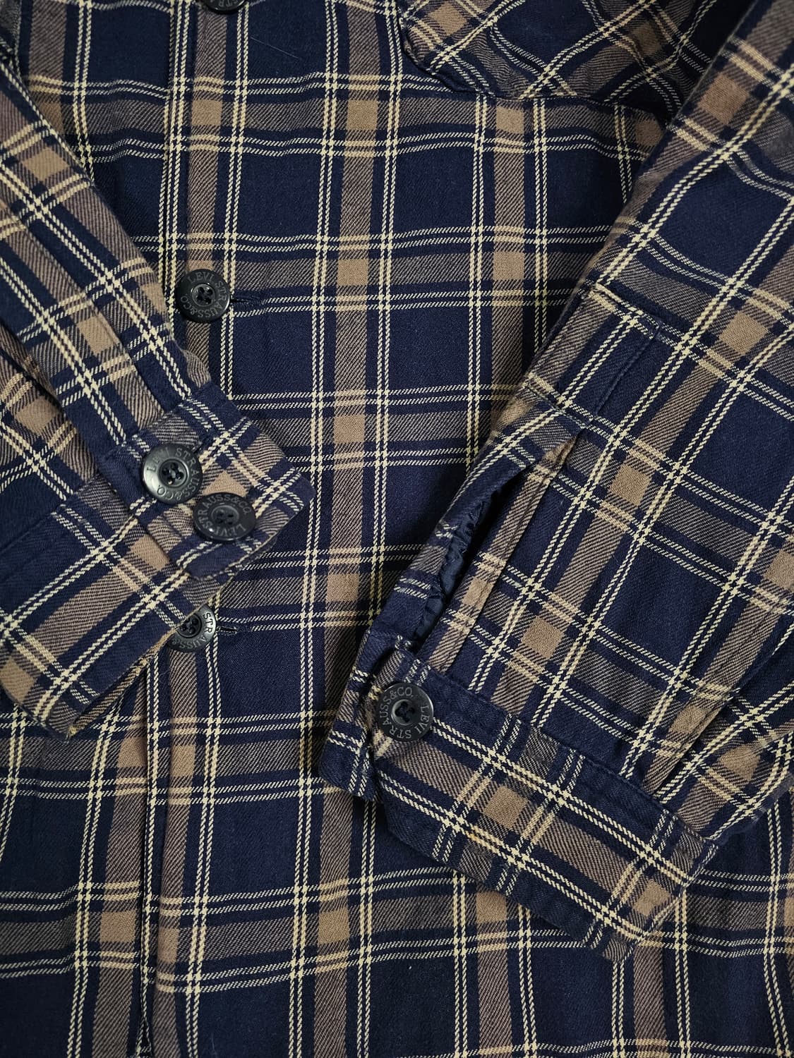 [XL] 리바이스 레드 버팔로 체크 퀄팅 패딩 셔츠 자켓 상품이미지5