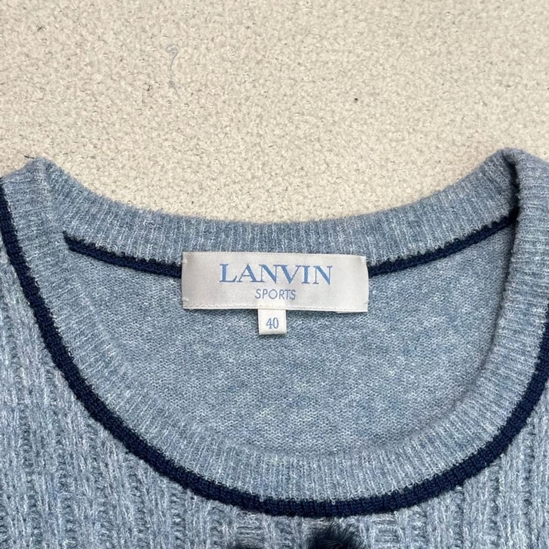 LANVIN 일본판 니트 베스트 40 상품이미지5
