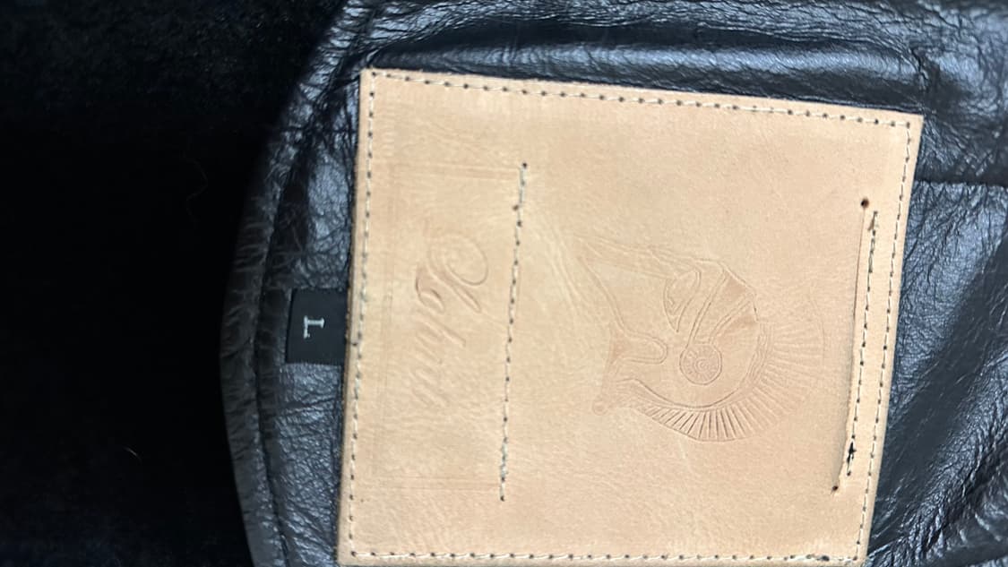 론트 리얼레더 무스탕 l사이즈 2가지색 상품이미지3