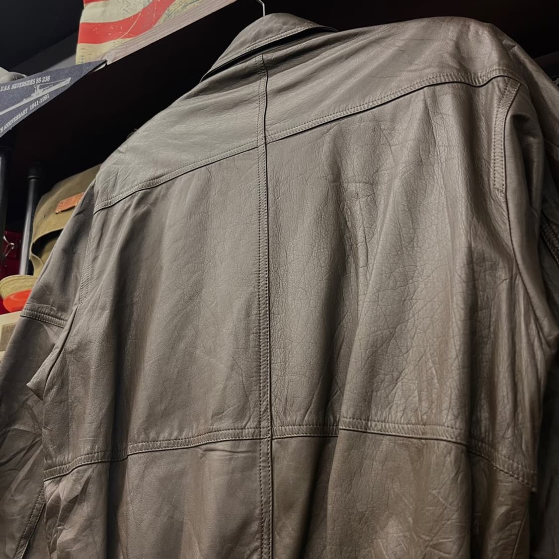 90s 빈티지 레더 자켓 N000 상품이미지5