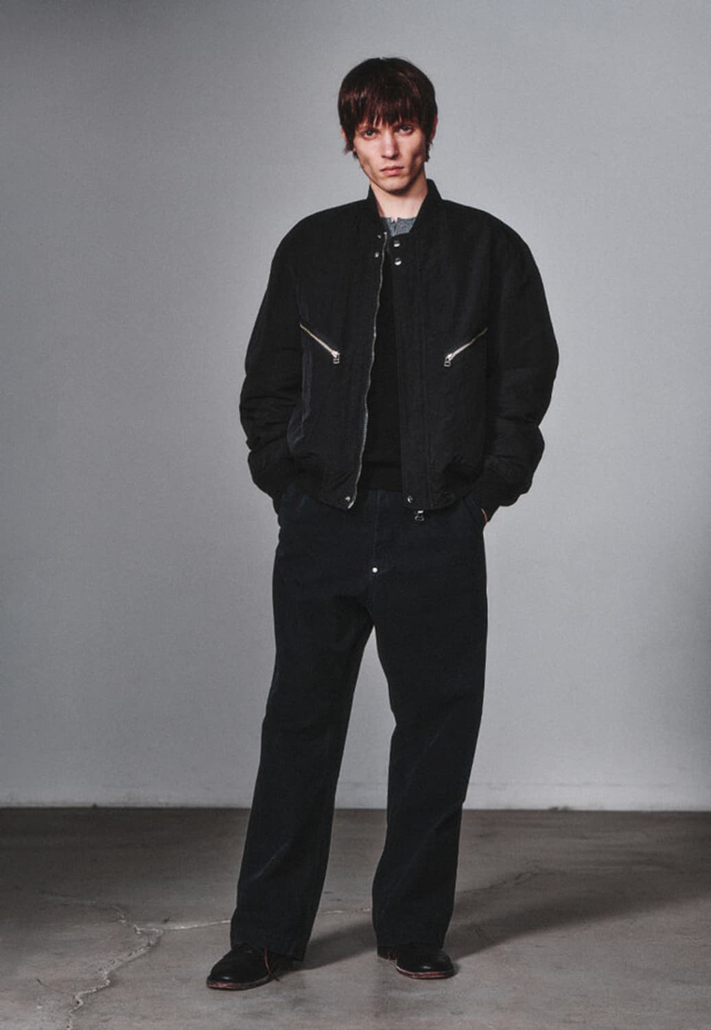 XL] 아트이프액츠 가먼트 다잉 리버시블  ma-1 블랙 판매합니다. 상품이미지4