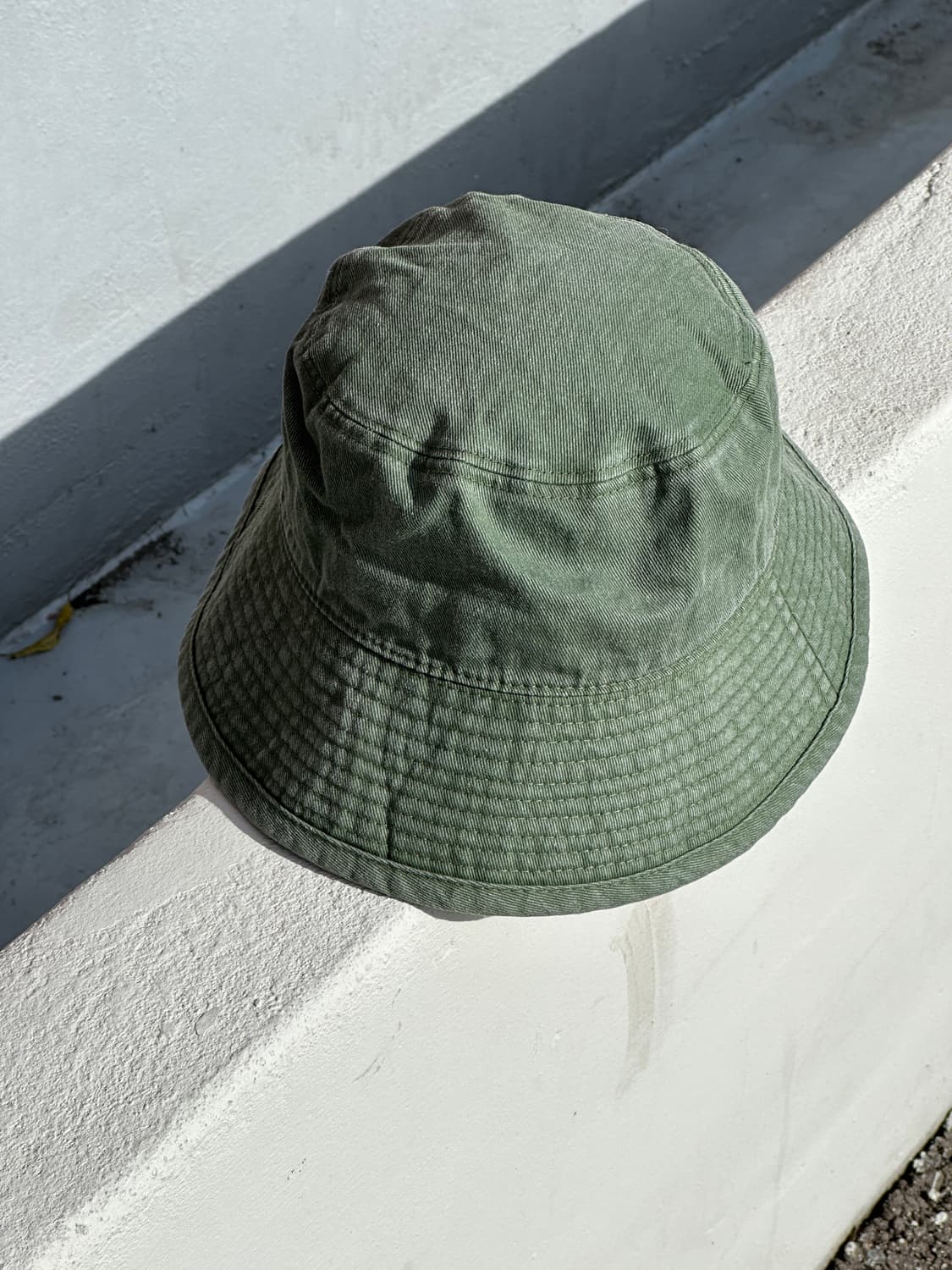 [L] 빈티지 카키 버킷햇 모자 상품이미지1