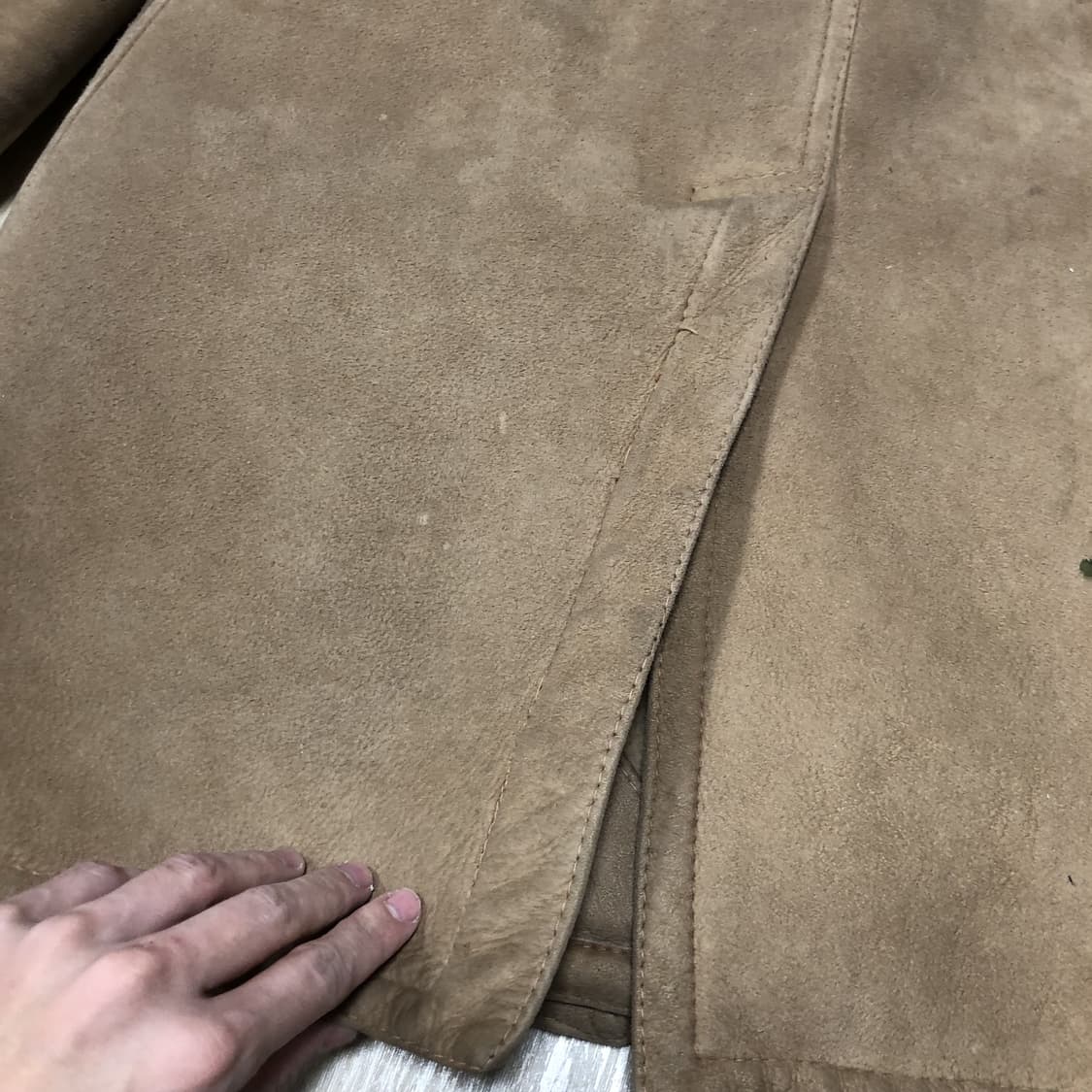 (M-L) Sawyer of Napa 미국제 양털 무스탕 시어링 코트 상품이미지6