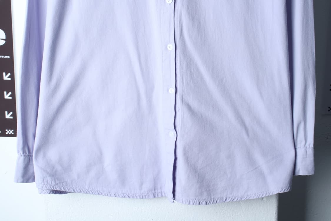 W(F) 마리끌레르 셔츠 남방 퍼플 라벤더 무지-H32495 상품이미지4