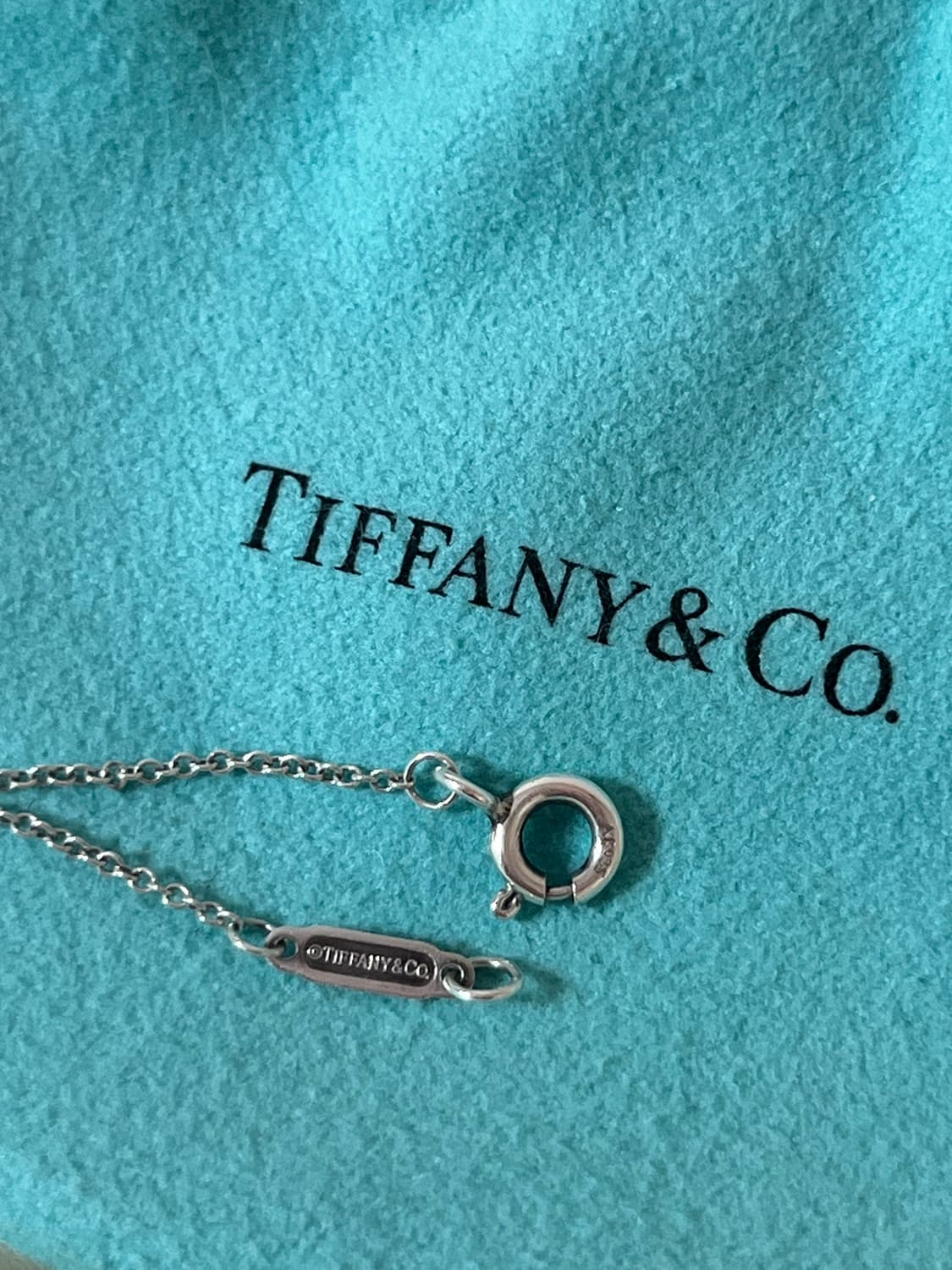 티파니앤코 리턴투 더블하트 미니 민트 목걸이 상품이미지6