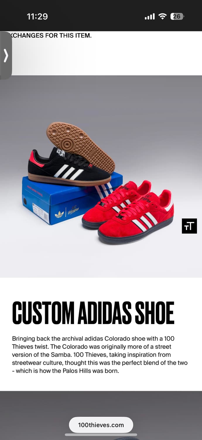 아디다스 palos hills shoes red us 6 240 상품이미지5