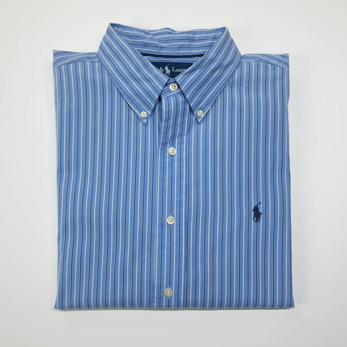 CL291 XL 폴로 코튼 멀티스트라이프 블루 셔츠 남방 상품이미지8