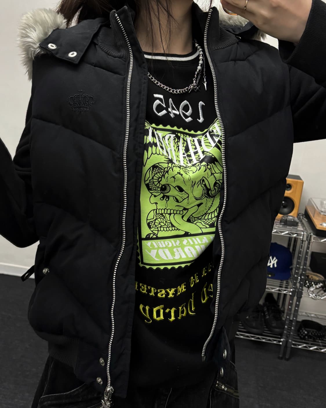 에드하디 00s 그래픽 스웻 맨투맨 상품이미지3