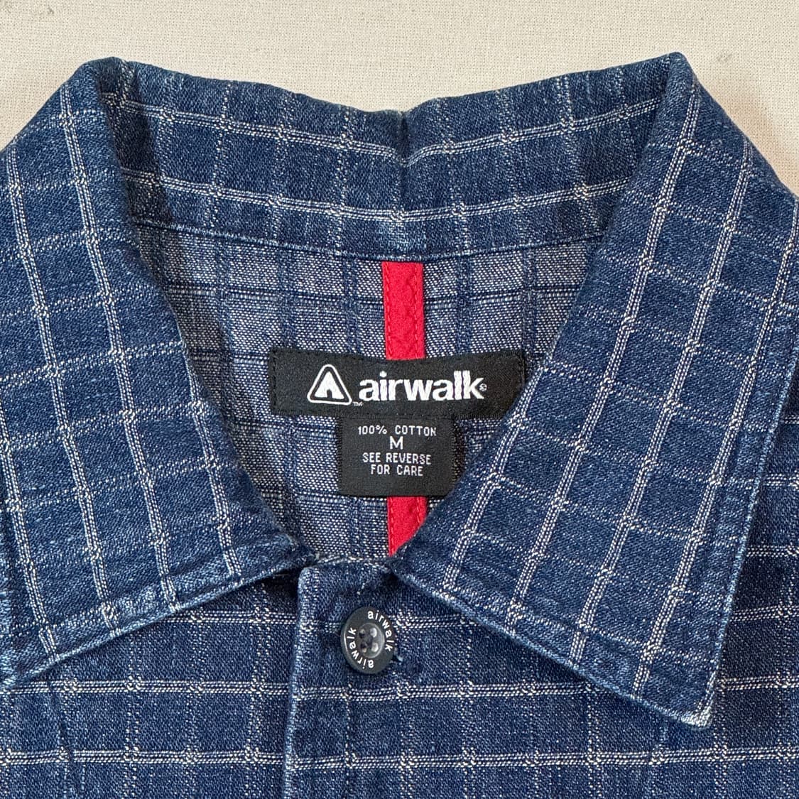 M) AIRWALK 에어워크 인디고 데님 셔츠 자켓 상품이미지5