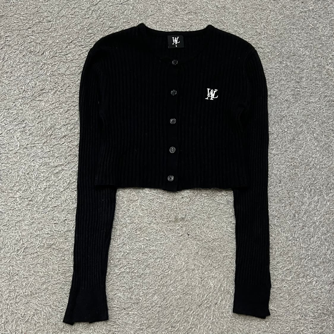 [우먼85-90] 우알롱 크롭 가디건 상품이미지2