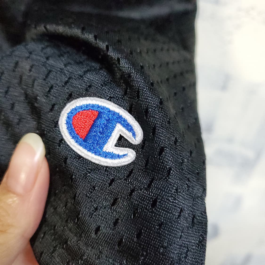 챔피온 블랙 메쉬 반바지  상품이미지3