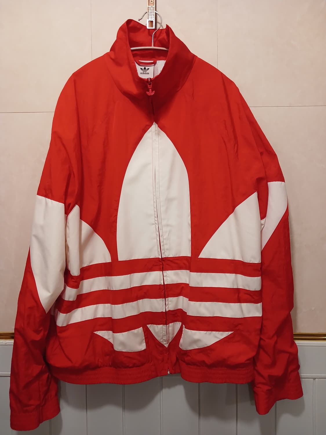 아디다스 정품 남성 빅로고 점퍼 3XL 사이즈 상품이미지1