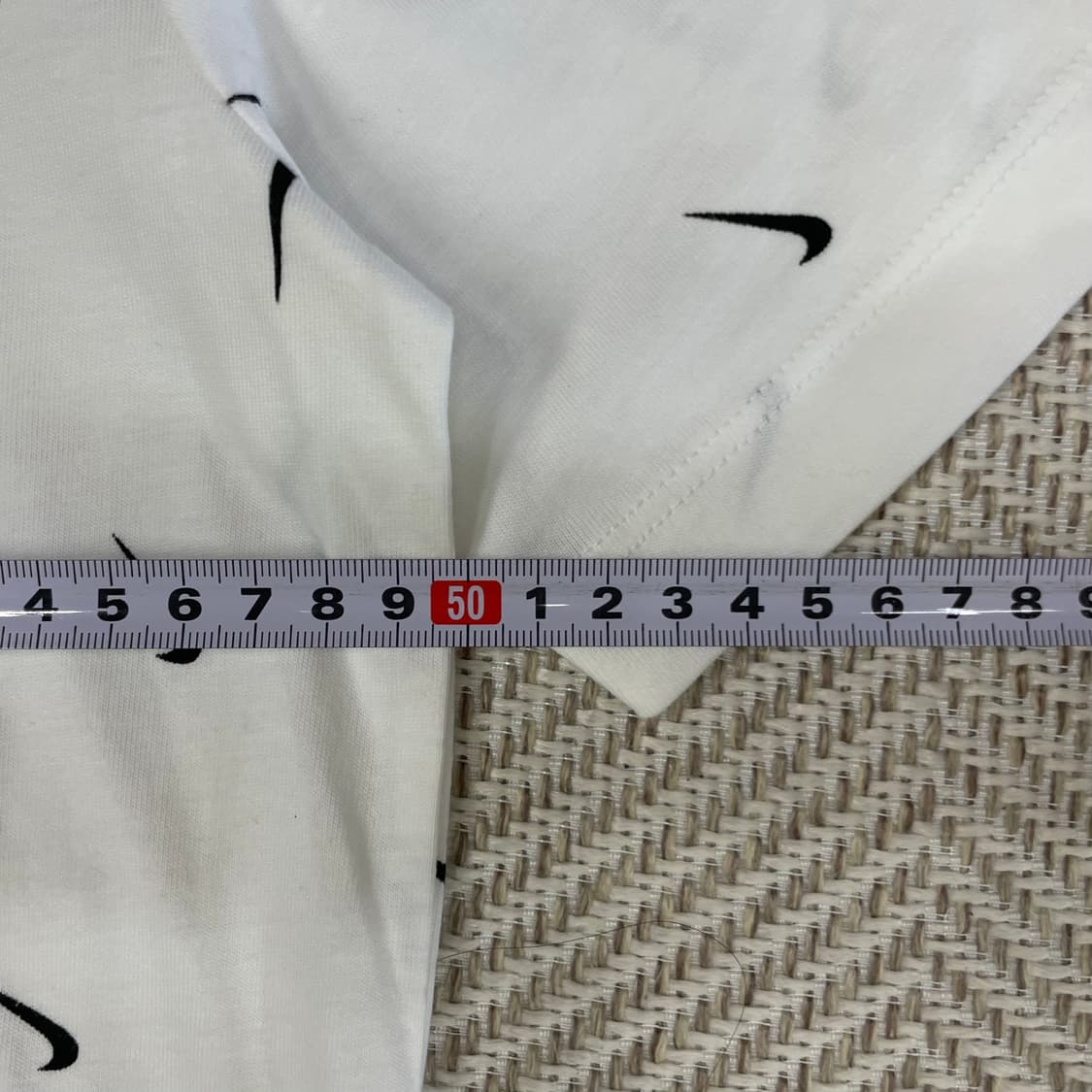 나이키 스우시 반팔티 올 오버 프린트 화이트 L 상품이미지7