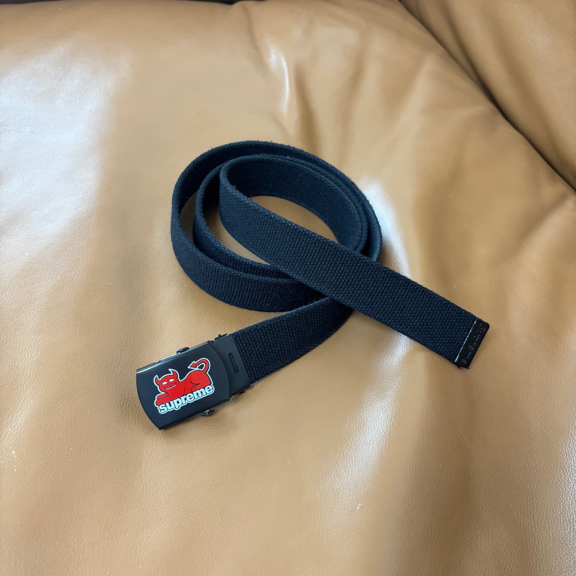 슈프림 토이 머신 웨빙 벨트 블랙 24ss 상품이미지1