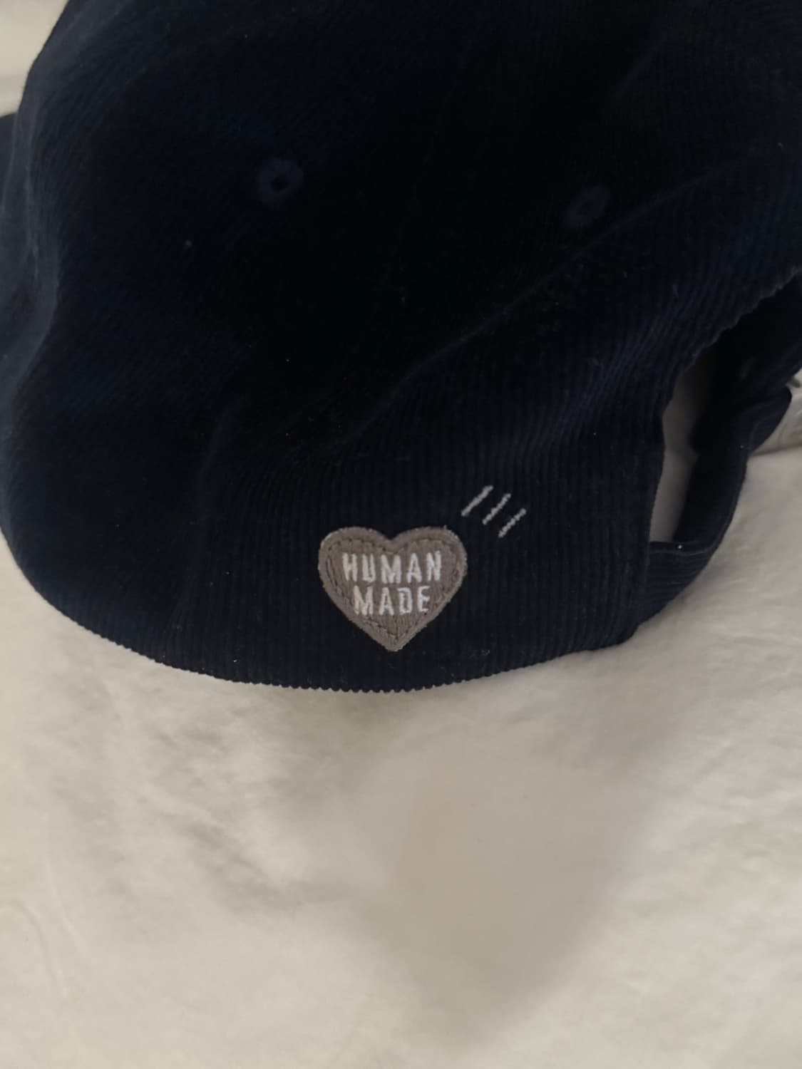 휴먼메이드 6패널 코듀로이 볼캡 네이비 상품이미지2