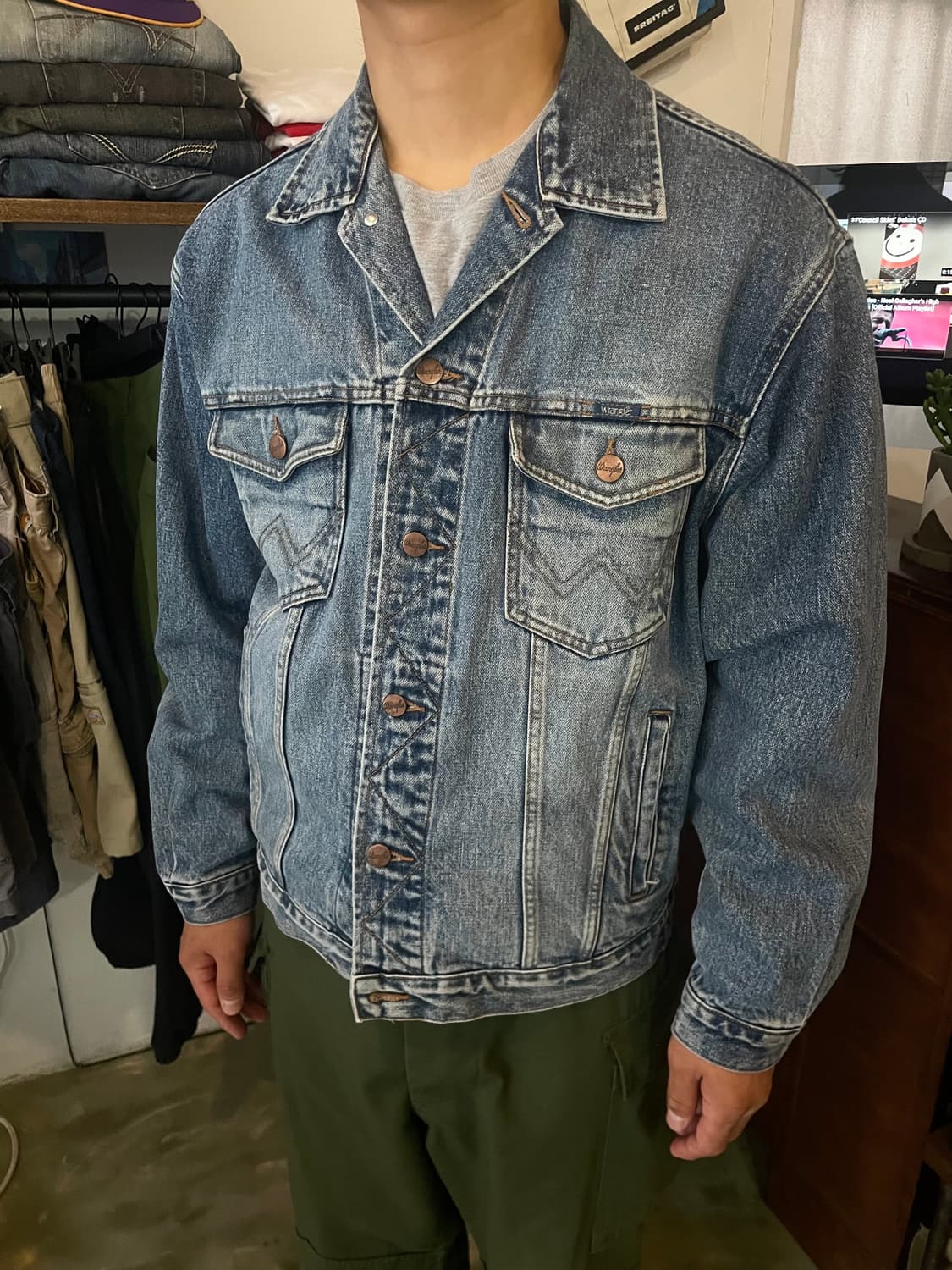 Wrangler 랭글러 트러커 데님자켓 M (95) 상품이미지1
