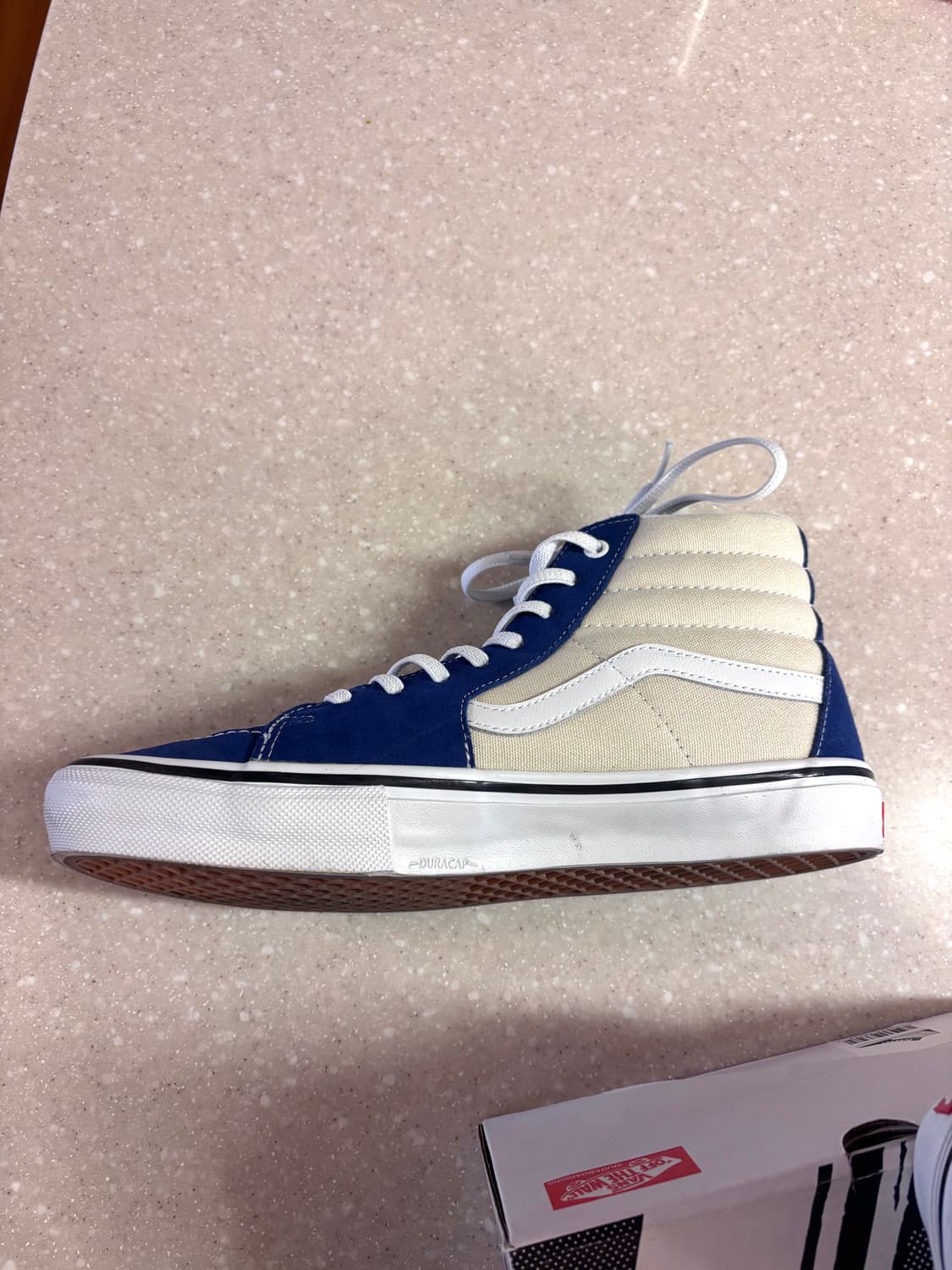 반스 스케이트 하이 네이비 포니(상태 최상) 상품이미지4