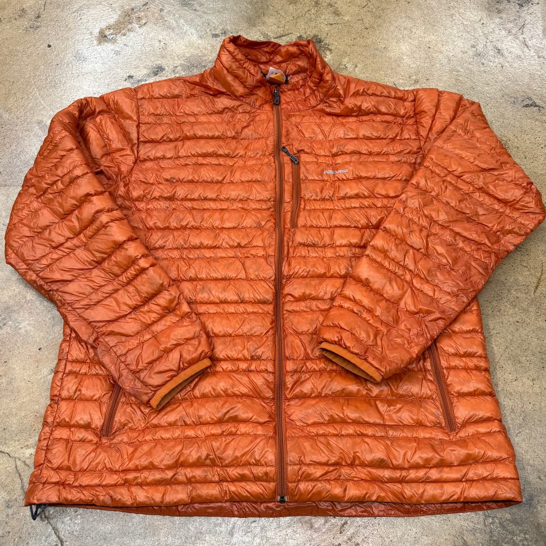 [정품] 파타고니아 오렌지색 경량 패딩 자켓 b16 상품이미지2