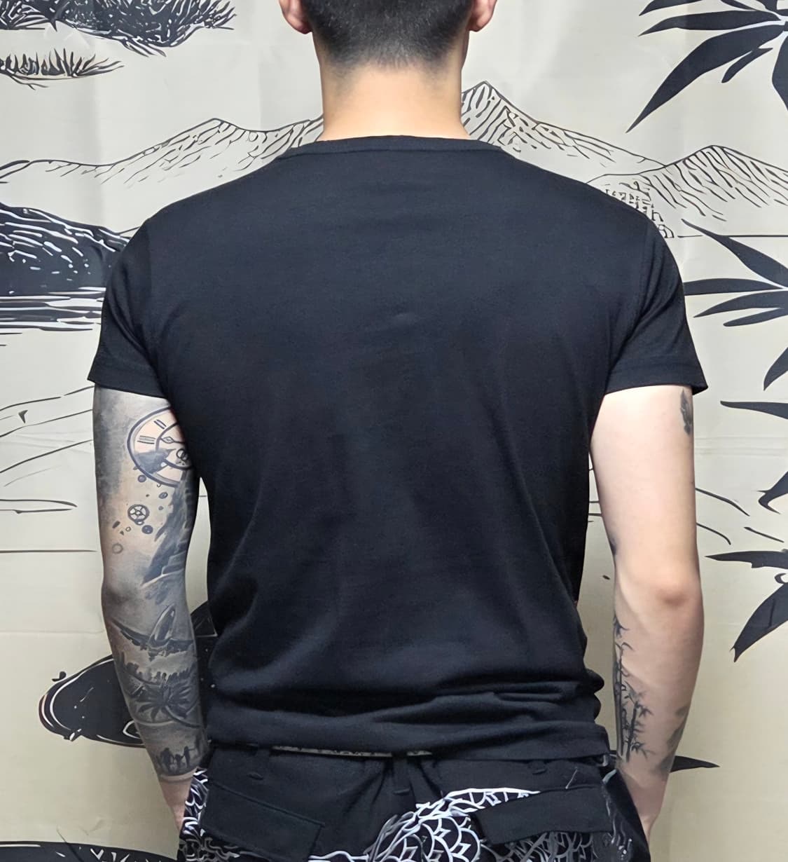 핑크 나염 빈티지 반팔티 상품이미지5