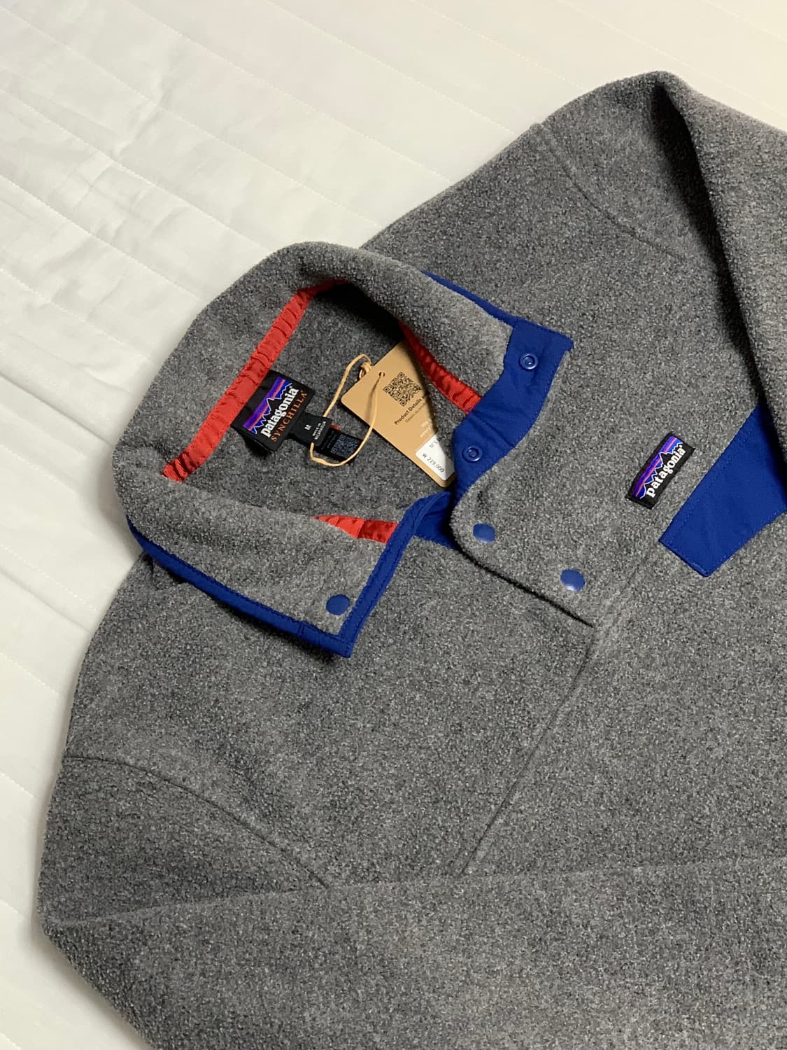 파타고니아 라이트웨이트 신칠라 그레이 니켈 블루 상품이미지1