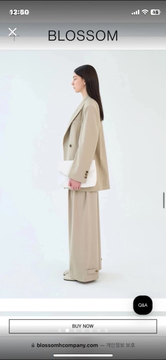 블로썸에이치컴퍼니 울 슬랙스 상품이미지2