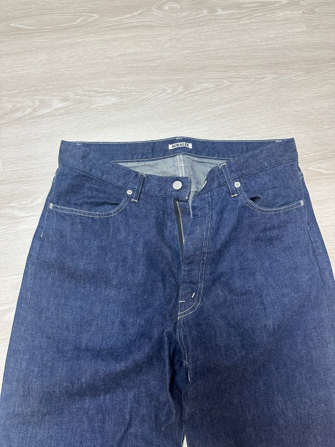 오라리 셀비지라이트데님 5사이즈 상품이미지4