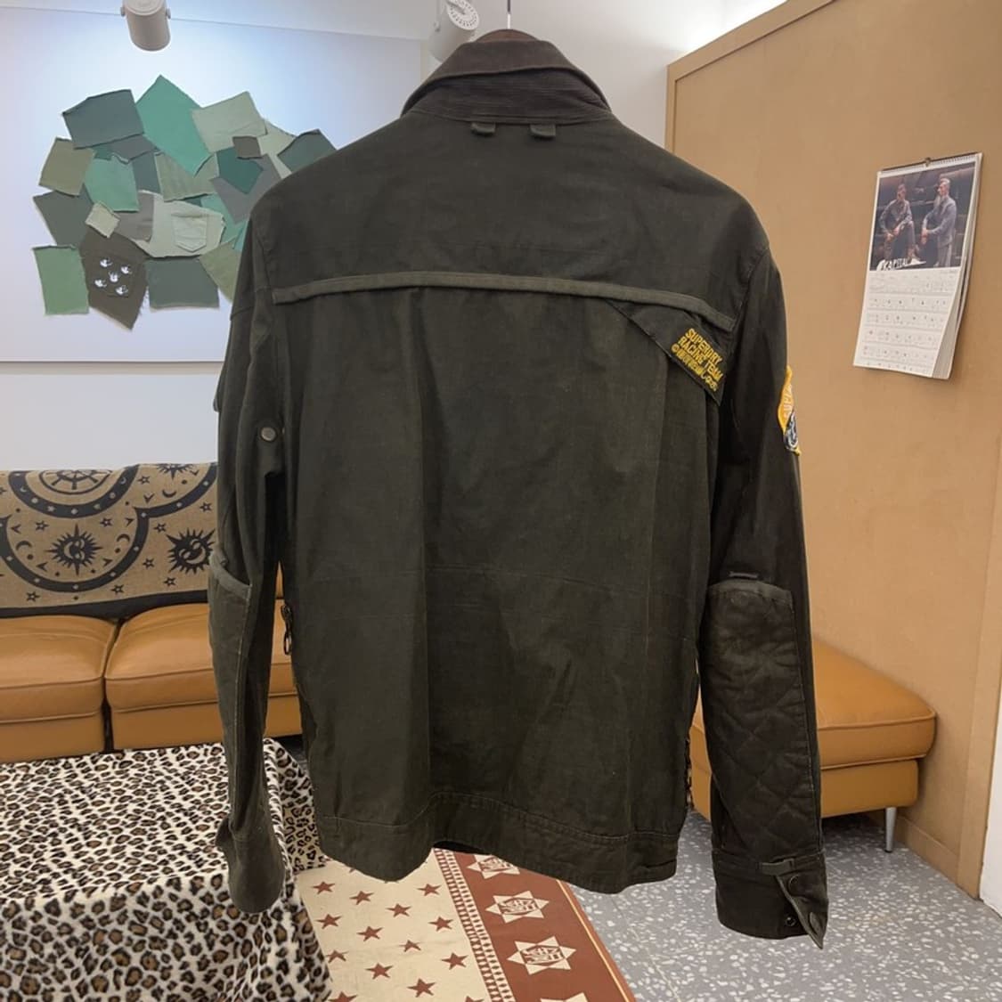 슈퍼드라이 재팬빈티지 밀리터리 리미티드 바버 자켓 95 C08772 상품이미지4