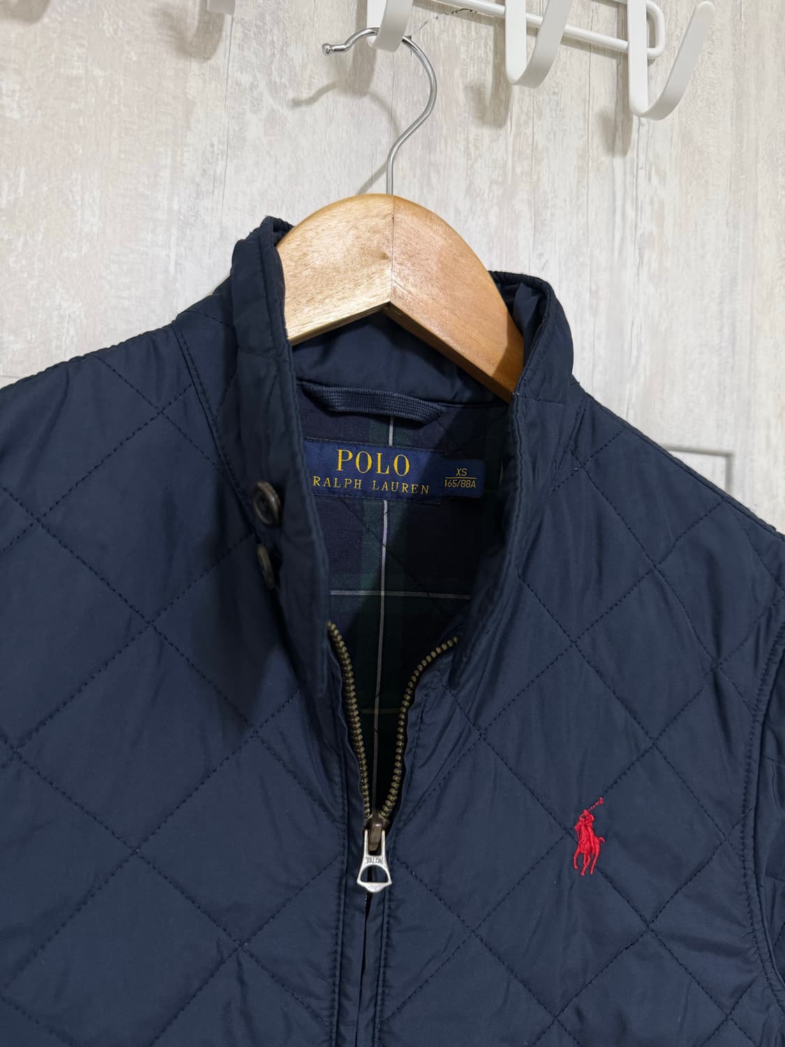 XS / 폴로 랄프로렌 네이비 레드 포니 퀄팅 자켓 상품이미지3