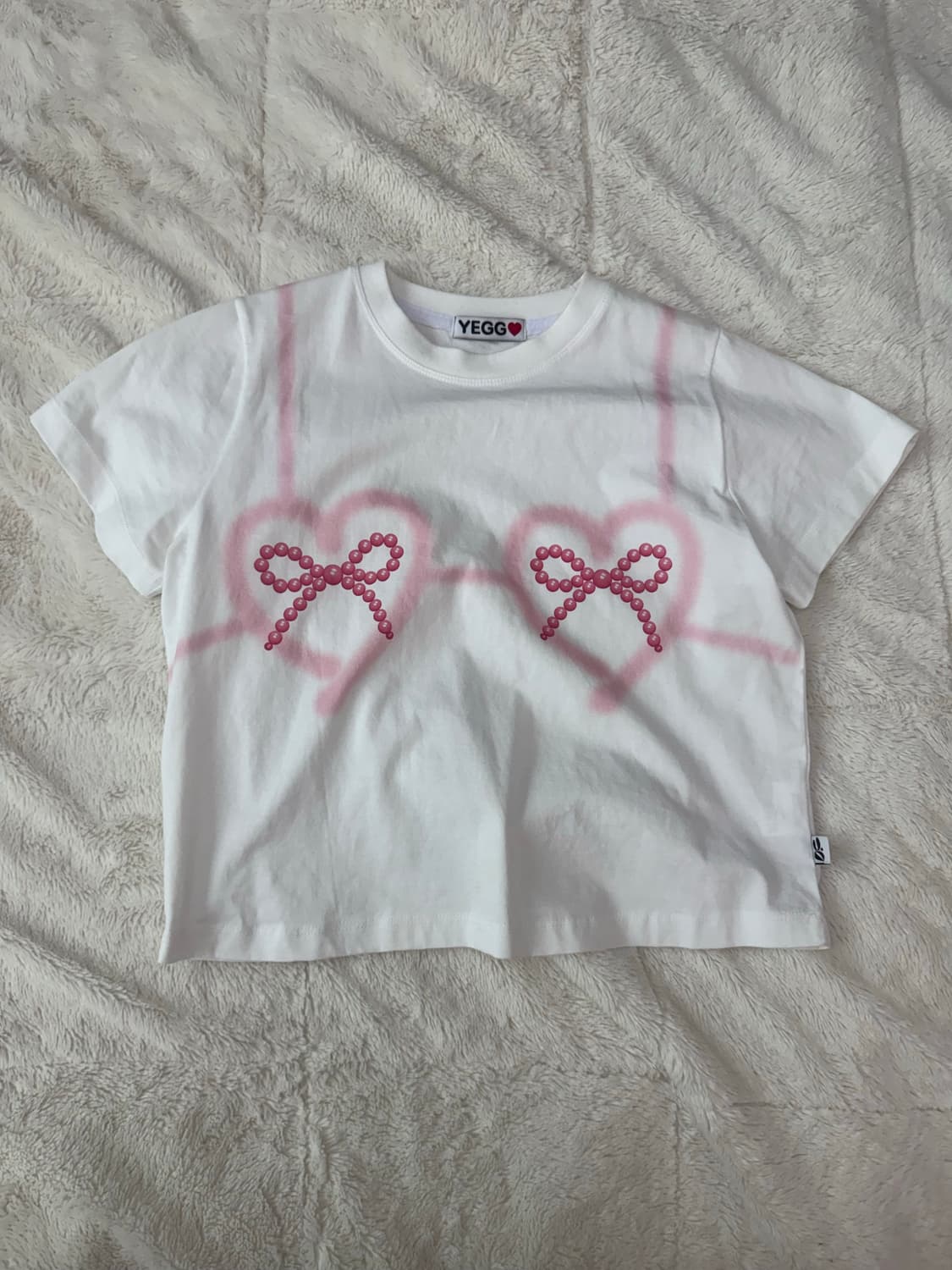 예그 비키니 반팔 크롭티 상품이미지3