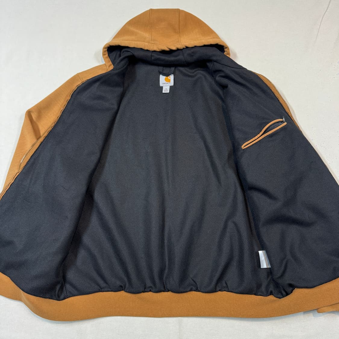 M) 칼하트 레인디펜더 워크웨어 써멀 후드집업 브라운 상품이미지6