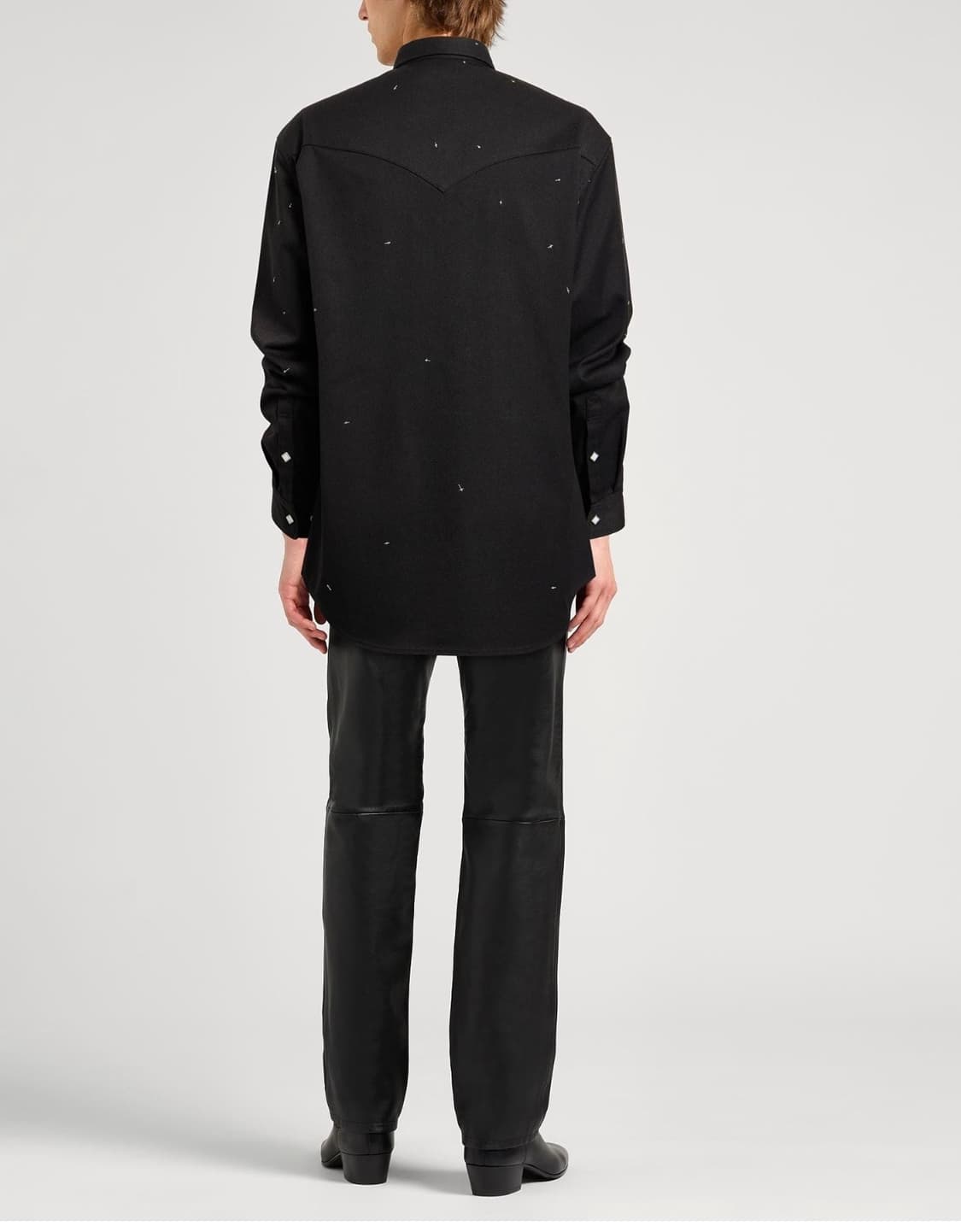 언더커버 24aw 마녀기 웨스턴 크로스 자수 셔츠 자켓 4 상품이미지4