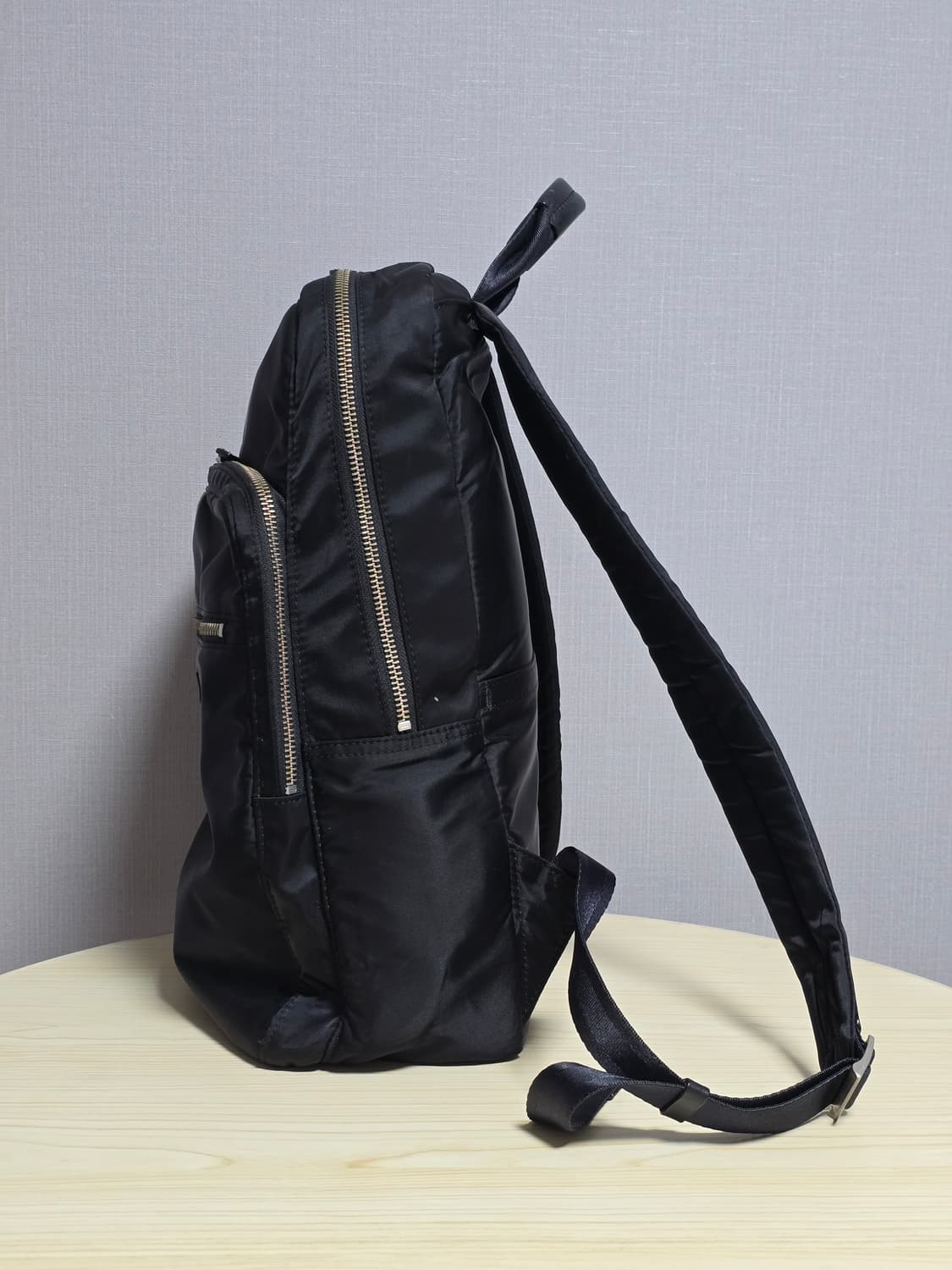 매킨토시 필로소피 나일론 백팩 블랙 상품이미지3