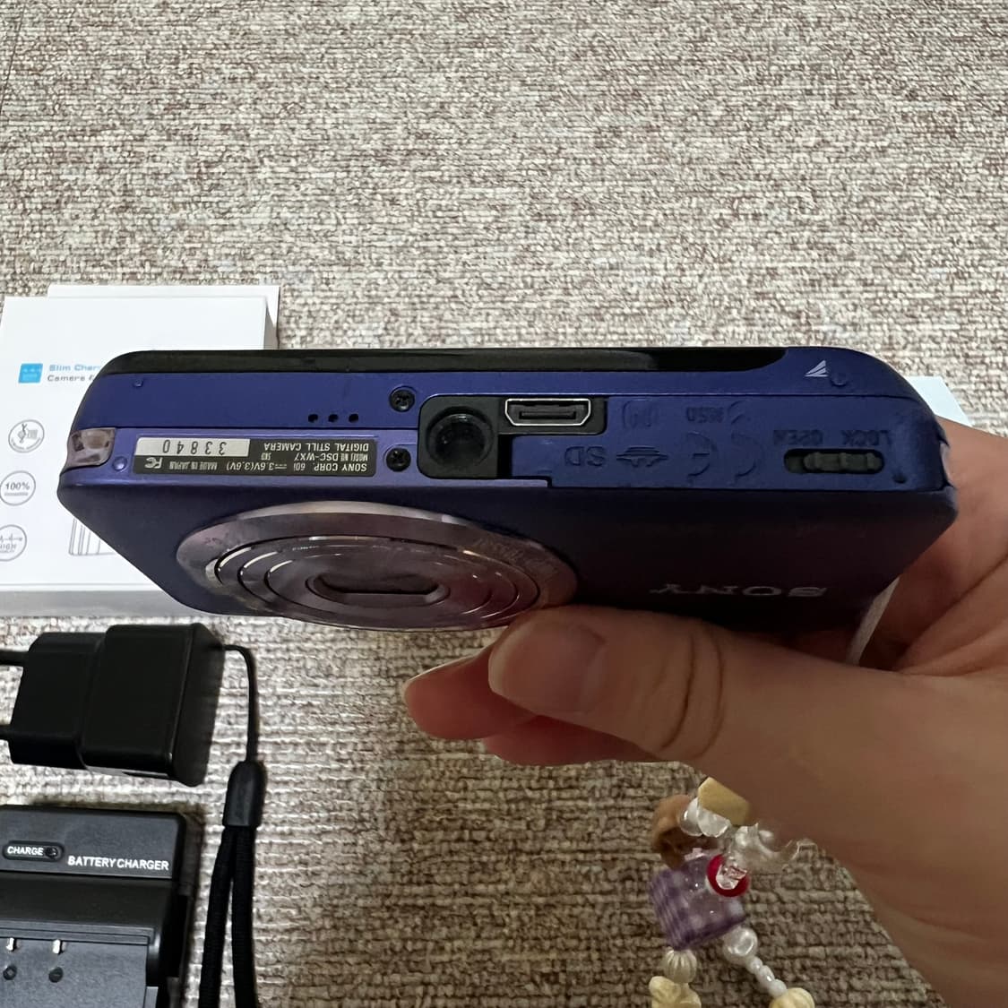 (상태좋음)Sony 사이버샷 DSC-WX7 퍼플💜 상품이미지5