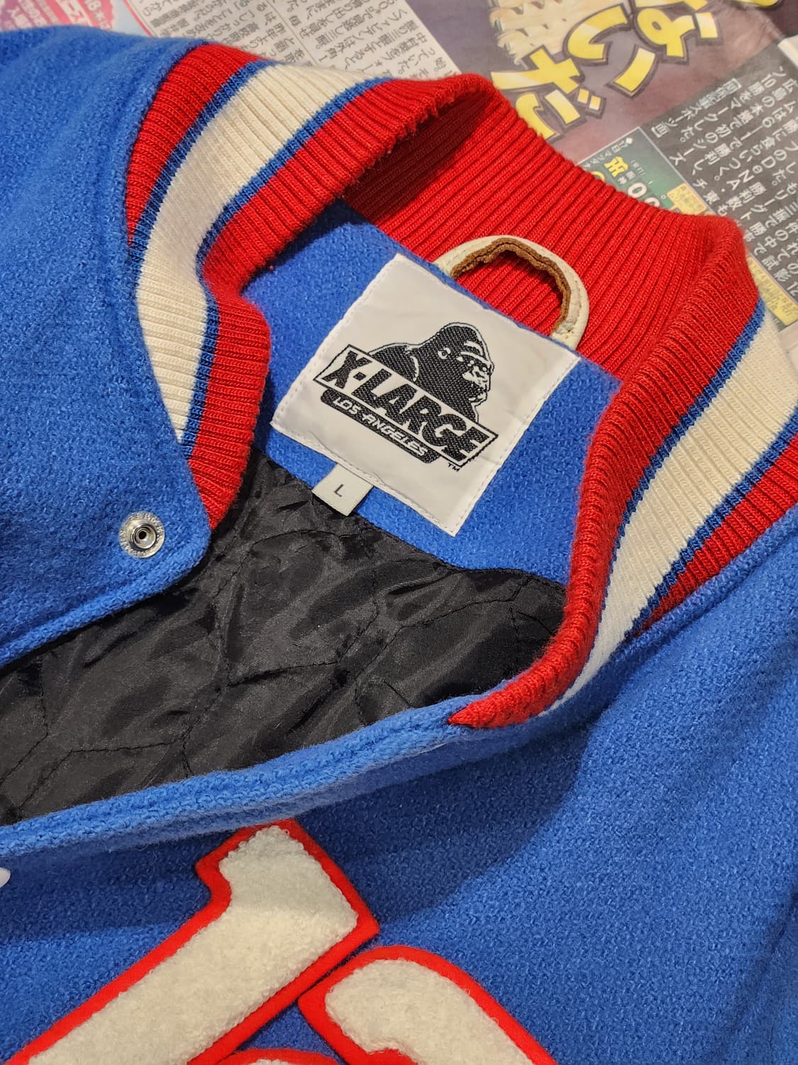 X-LARGE NFL로고 오마주 바시티 L 상품이미지5